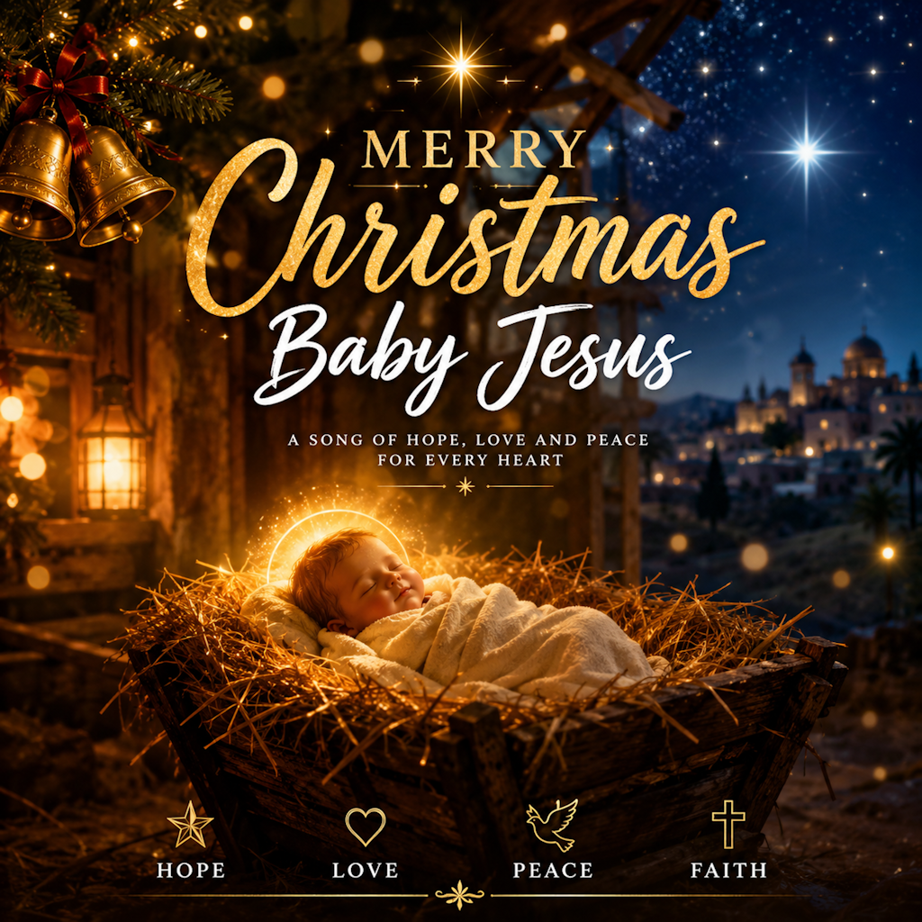 Copertina Merry Christmas, Baby Jesus