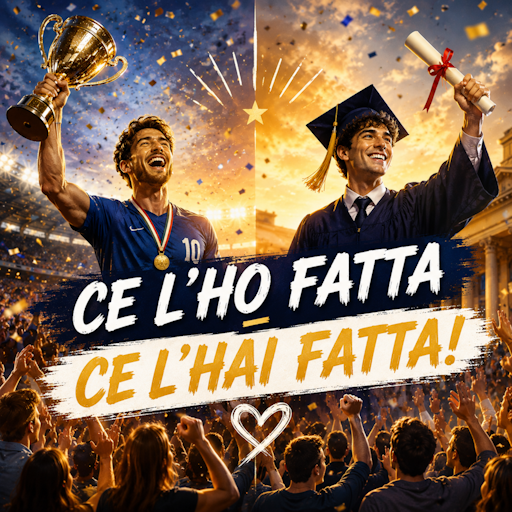Copertina Ce l'ho fatta, Ce l'hai fatta